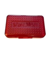 Vintage Space Maker Pencil Crayon Marker Standard Size Translucent Pink/Clear