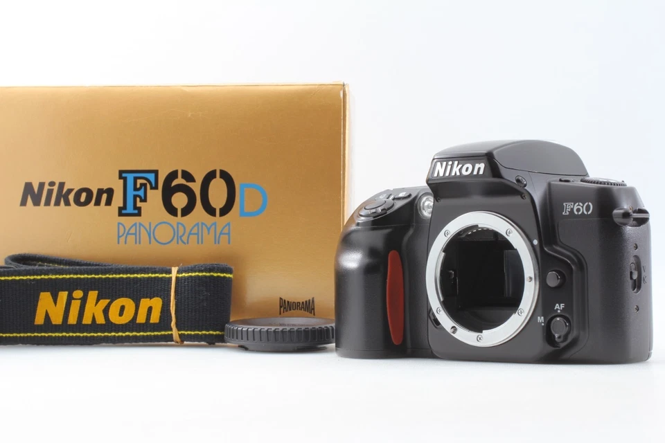 Free US Tariff [MINT Box] Nikon F60D Panorama Black AF Film Camera Body JAPAN - image 2 of 4