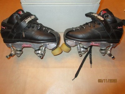 Sure-Grip Roller Skates Speed Skates Roller Derby Size 5, Gumball Toe Stops