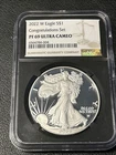 2022-W Proof $1 American Silver Eagle Congratulations Set NGC PF69 UC FDI ALS