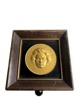 Vintage Wooden Music Master Box Beethoven Sonata Pathetique Made In Switzerland