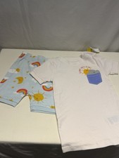 Old Navy Pajamas, Kids 2 Pc Set, Shorts/Short Sleeve, Size 4T, Sunny Days, NWT