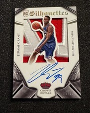 JERAMI GRANT 2014-15 Preferred Crown Royale AUTO PATCH SILHOUETTES #25/25 Rookie