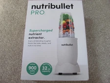 Nutribullet Pro 900W Supercharged Nutrient Extractor Personal Blender Matte Whit