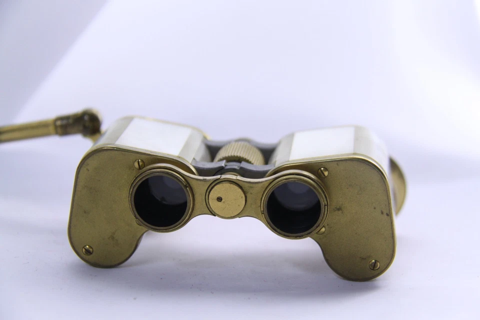 Carl Zeiss Jena TELEATER 3x13,5 Luxus Gold farbig Opernglas Theaterglas Perlmutt - Bild 3 von 4