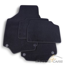 THOMATEX TEXTIL FUßMATTEN-SET SAMTVELOURS FÜR OPEL CORSA C SCHWARZ 4-tlg. 483156