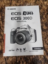 ESPANOL/SPANISH MANUAL for Canon EOS Digital Rebel and EOS 300D