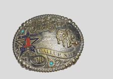 Bronze Rodeo Belt Buckle champion Gist JR High New Mexico Finals NHSA