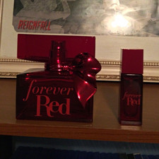 Forever Red Perfume Lot 2.5oz & 0.25oz