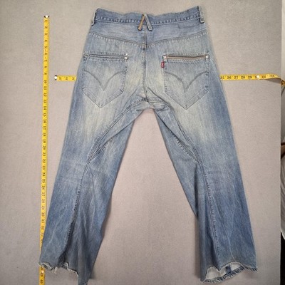 【襤褸】 Levi's ENGINEERED JEANS ''RELAXED'' Vintage Levis Engineered Jeans Mens Blue Relaxed Twisted Baggy