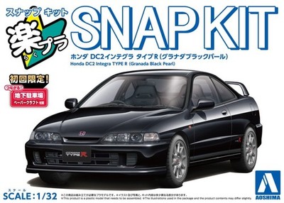 Aoshima 1/32 Scale Model Car Snap Kit 22-GB Honda DC2 Integra Type