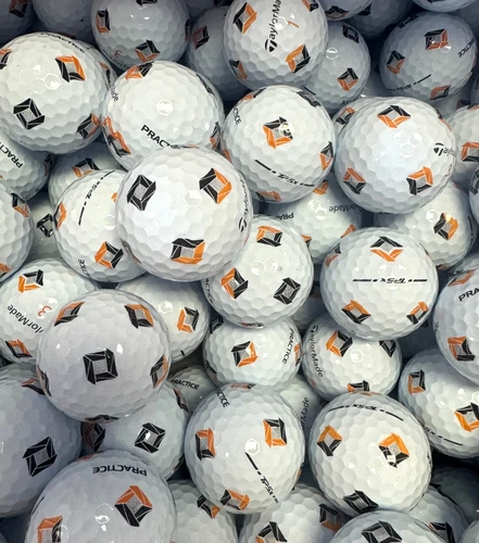 New TaylorMade TP5X Pix White/Orange/Black Practice (2) Dozen 24 Golf Balls