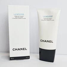 Chanel La Mousse Anti-polution Cleansing Cream To Foam Cleanser 5oz / 150ml USA