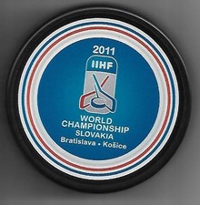 Eishockey Puck  WM 2011 SLOWAKAI BRATISLAVA+K...