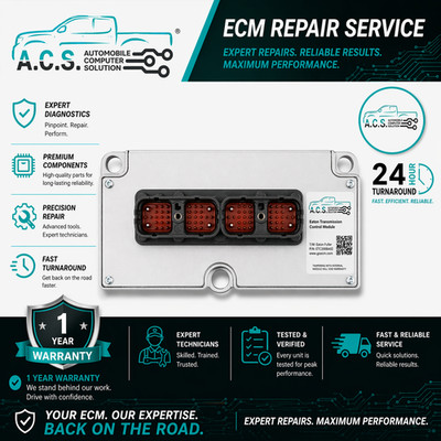 Eaton Fuller TCM Transmission Control Module Repair Service **1-Day Turnaround**