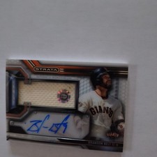 2016 Topps Strata - Clearly Authentic Autographed Relics Belt #CAAR-BB (AU, MEM)