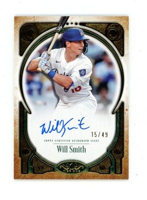 2026 Topps Tier One Will Smith Gold Prime Performers On Card Auto Autograph /49