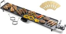 XXL Teppanyaki Table Grill Electric Grill Andrew James Large Family Sized Grill