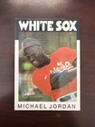 1991 Michael Jordan White Sox Baseball Hobby Card 1986 Topps Design NM+