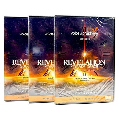 Voice of Prophecy Revelation Speaks Peace Shawn Boonstra Album 1 2 3 DVD New