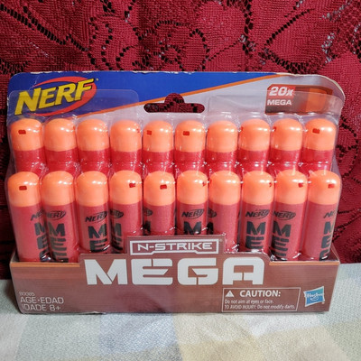 Nerf N-Strike Mega Dart Refill Pack (20 Darts)   New & Sealed