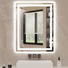 30X36 LED Bathroom Mirror with Lights, Anti-Fog, Backlit Front Lit, Lighted...