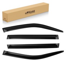 4pc Window Rain Visors Deflector Set For Honda Pilot 2003-2008 Black 4pc Window Rain Visors Deflector Set For Honda Pilot 2003-2008 Black