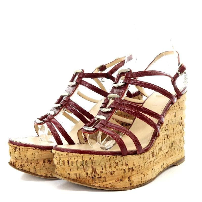 CHANEL Red Sandals for Women for sale | eBay