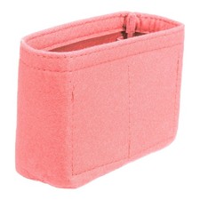 Purse Organizer Insert, Felt Handbag Shaper, 5.3"x2"x4", Pink