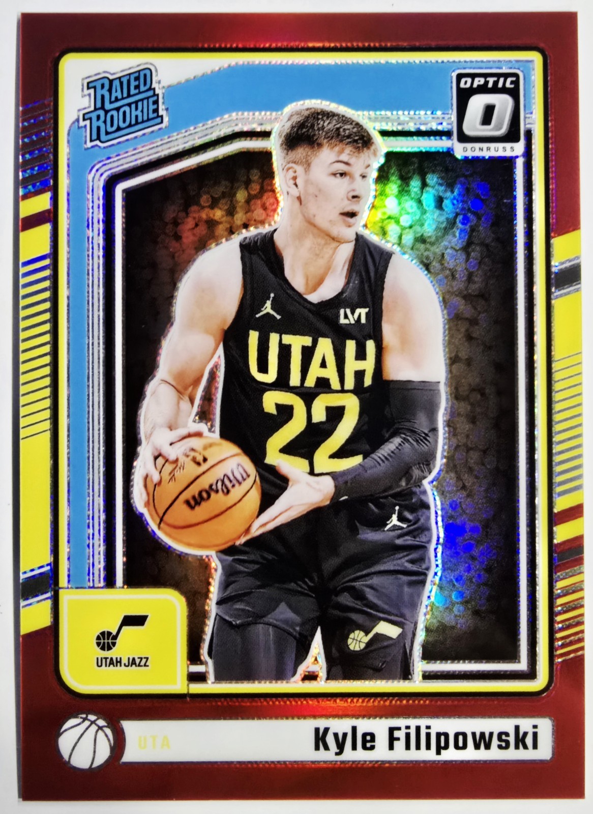 2024-25 Panini Donruss Optic #300 Kyle Filipowski Rated Rookie RC Red /99 🔴✨️