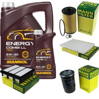 Mann Inspektionspaket 6L Mannol Energy 5W-30 FüR Hyundai I30 1.6 Crdi