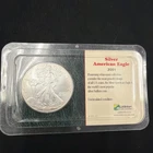 2001 American Silver Eagle 1 oz . Littleton Pack, Original, Toning  4792SL