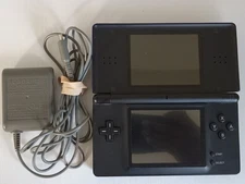 Nintendo DS Lite Blue ***UNTESTED** W/ Charger **MISSING STYLUS** FOR PARTS