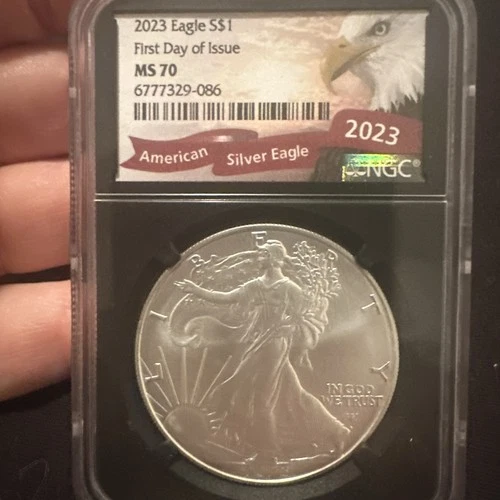 2025 United States Silver Eagle Coin NGC MS70 First Day Of Issue