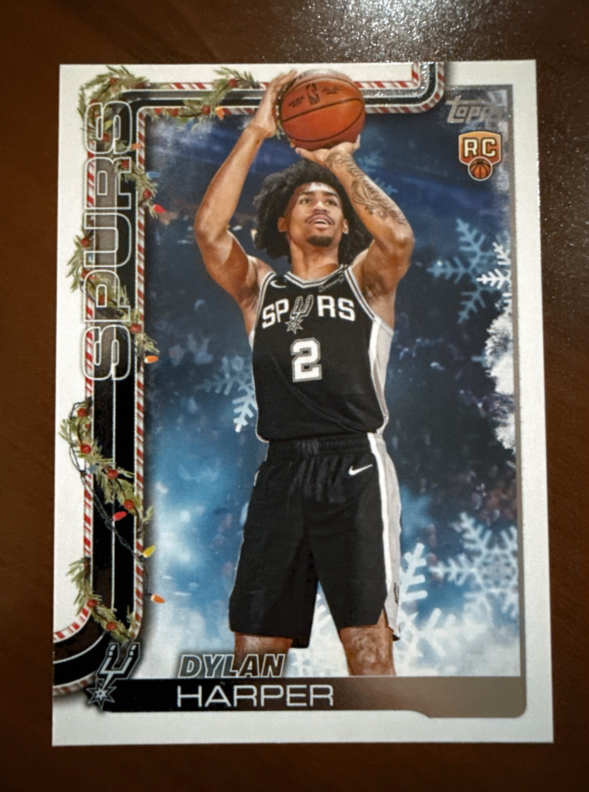 2025-26 Topps Holiday NBA #H162 Dylan Harper Rookie