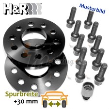 H&R Spurplatten schwarz 30mm/Achse für Audi A5 Sportback F5A F5F :: 2016 >> 2025
