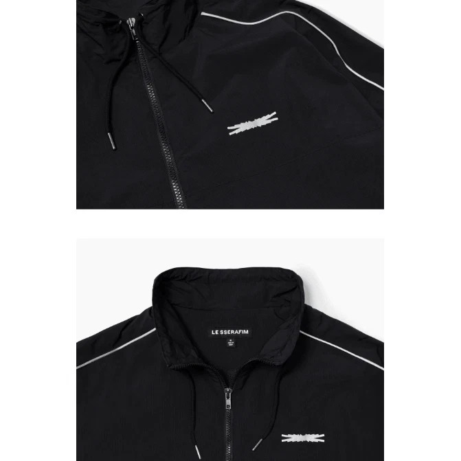 ジャケット・アウター Le sserafim [EASY CRAZY HOT] JACKET XL LE SSERAFIM] 2025 TOUR : EASY CRAZY HOT : Jacket (Black