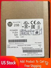 New Allen Bradley 25B-D4P0N114 /A Powerflex 525 AC Drive 2HP Surplus SEALED