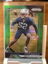 2018 Panini Prizm Rookie Green Prizm Duke Dawson #258 Rookie RC 