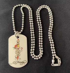 ed hardy dog tags