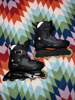 Roces Inline Rollerblades Skates Glass Fiber Tech Mint Sz 9