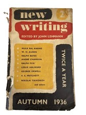 New Writing 2 - John Lehmann Autumn 1936 first appearance of Shooting 1st ed