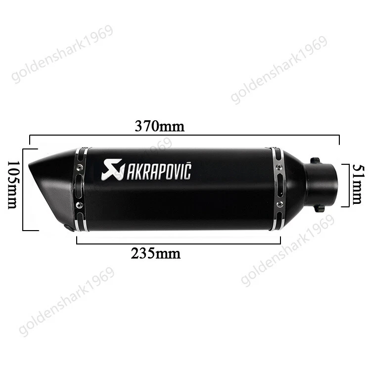 Silenciador silenciador tubo medio puntas escape para Honda CTX700 2014-2020 con DB Killer Foto 2 de 4