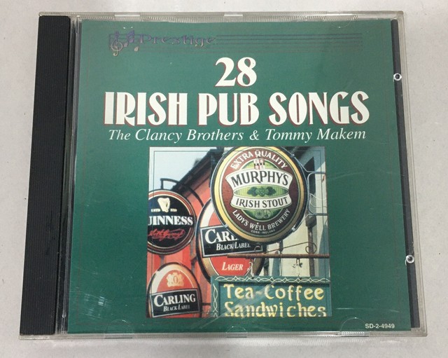 28 Irish Pub Songs by The Clancy Brothers (CD, Feb1996, Madacy) for