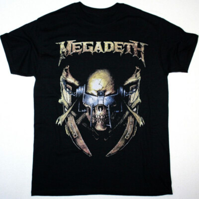 MEGADETH Band Tour Concert Cotton Black All Size Unisex Black Shirt BL182