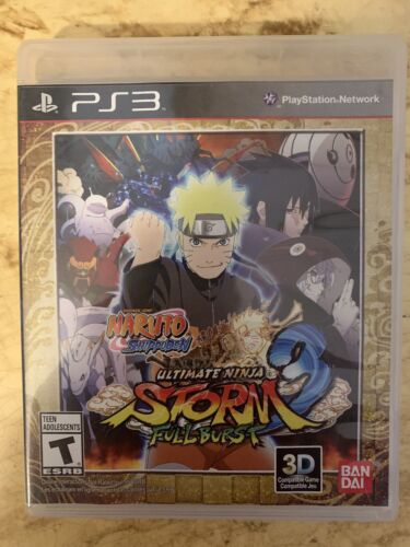 Naruto Shippuden Ultimate Ninja Storm 3 Full Burst (PlayStation 3) Disc And Case - Picture 1 of 2