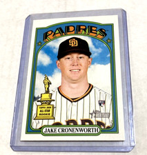 2021 Topps Heritage High Number #641- JAKE CRONENWORTH Rookie RC Card.. rookie card picture