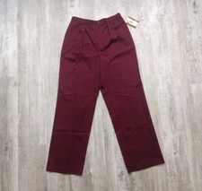 NOS Vintage YVES SAINT LAURENT Women's Pleated High Waisted Pants Trousers Sz 14