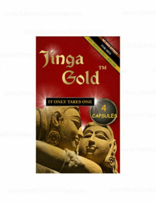 Jinga Herbal Gold Capsules (Pack of 4 Pills)  --Free Shipping
