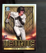2023 Bowman Chrome Iconic CORBIN CARROLL RC #BI-18 Diamondbacks